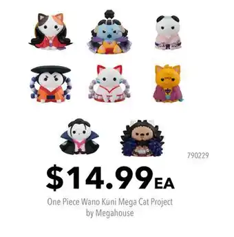 GameStop One Piece Wano Kuni Mega Cat Project by Megahouse offer