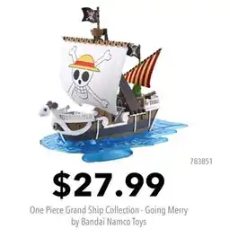 GameStop One Piece Grand Ship Collection - Going Merry by Bandai Namco Toys offer