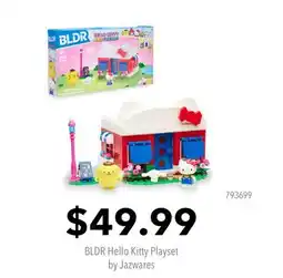 GameStop BLDR Hello Kitty Playset by Jazwares offer