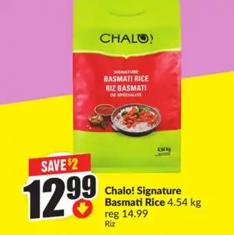 FreshCo Chalo! Signature Basmati Rice offer