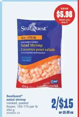 Wholesale Club SALAD SHRIMP, 125-175 PER LB 454 G offer