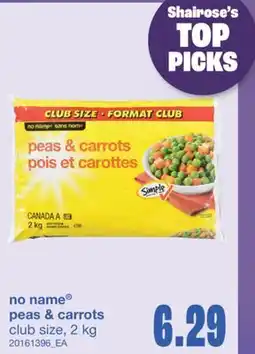 Wholesale Club PEAS & CARROTS, 2 KG offer