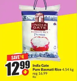 FreshCo India Gate Pure Basmati Rice offer