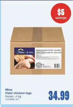 Wholesale Club HALAL CHICKEN LEGS, 4 KG offer