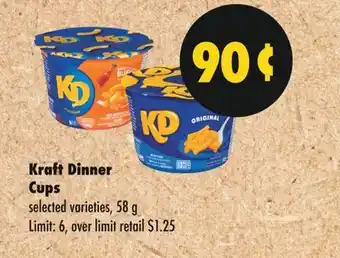 Wholesale Club Kraft Dinner cups offer