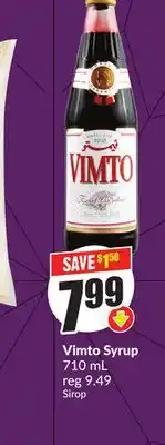 FreshCo Vimto Syrup 710 mL offer