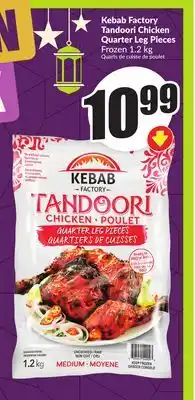 FreshCo Kebab Factory Tandoori Chicken Quarter Leg Pieces Frozen offer