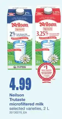 Wholesale Club TRUTASTE MICROFILTERED MILK, 2 L offer