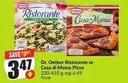 FreshCo Dr. Oetker Ristorante or Casa di Mama Pizza 320-410 g offer