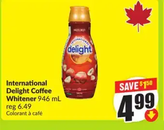 FreshCo International Delight Coffee Whitener 946 mL offer