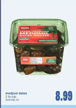 Wholesale Club MEDJOOL DATES, 2 LB TUB offer