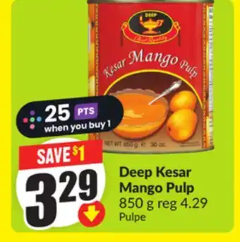 FreshCo Deep Kesar Mango Pulp 850 g offer