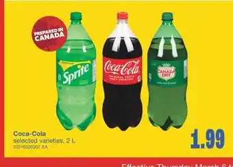 Wholesale Club Coca-Cola, 2 L offer