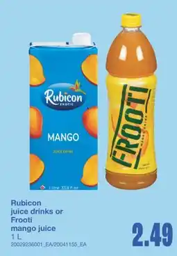 Wholesale Club JUICE DRINKS OR MANGO JUICE, 1 L offer