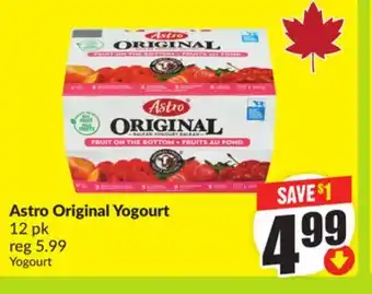 FreshCo Astro Original Yogurt 12 pk offer