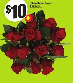 FreshCo 40 cm Dozen Roses Bouquet offer