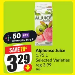 FreshCo Alphonso Juice 1.75 L Selected Varieties offer