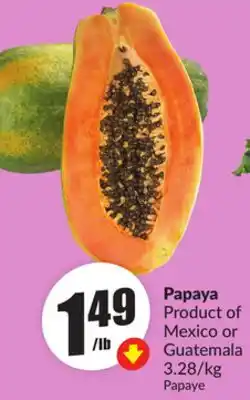 FreshCo Papaya Product of Mexico or Guatemala offer