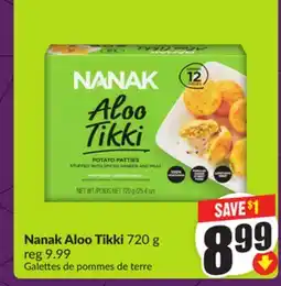 FreshCo Nanak Aloo Tikki 720 g offer