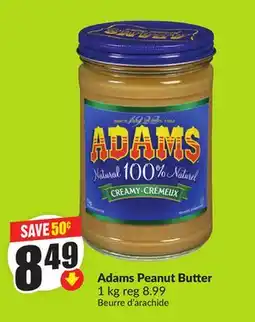 FreshCo Adams Peanut Butter offer