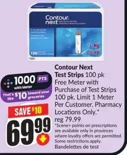 FreshCo Contour Next Test Strips 100 pk offer