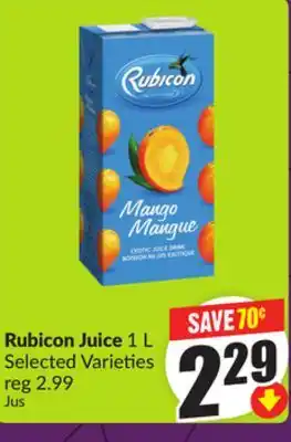 FreshCo Rubicon Juice 1 L Selected Varieties offer