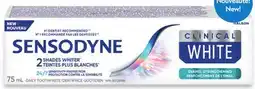 Walmart Sensodyne Clinical White Enamel Strengthening or Stain Protector Toothpaste offer