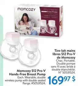 Walmart Momcozy S12 Pro-V Hands-Free Breast Pump offer