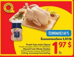 Walmart Olymel Fresh Whole Chicken offer