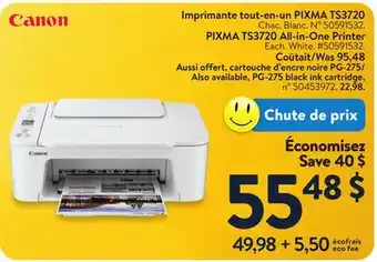 Walmart PIXMA TS3720 offer