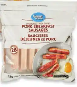 Walmart Great Value Breakfast Sausages offer