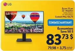 Walmart 22 Monitor offer