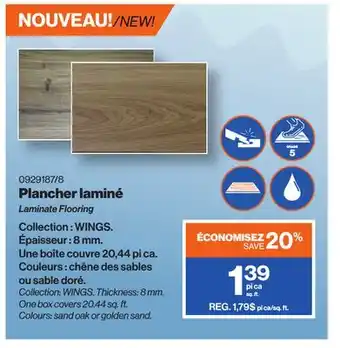 Patrick Morin Plancher laminé offer