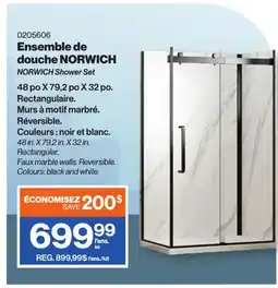 Patrick Morin Ensemble de douche NORWICH offer