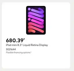 Staples iPad mini 8.3 Liquid Retina Display offer