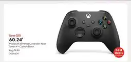 Staples Microsoft Wireless Controller Xbox Series X - Carbon Black offer