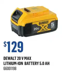 Canac Dewalt 20 V MAX Lithium-Ion Battery 5.0 Ah offer