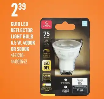 Canac GU10 LED Reflector Light Bulb 6.5 W offer