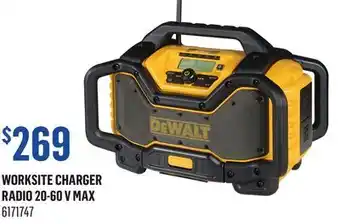 Canac Worksite Charger Radio 20-60 V MAX offer