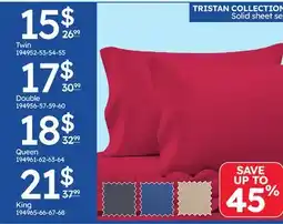 Rossy TRISTAN COLLECTION Solid sheet set offer