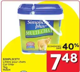 Rossy SIMPLICITY Cat litter offer