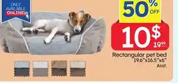 Rossy Rectangular pet bed offer