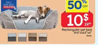 Rossy Rectangular pet bed offer