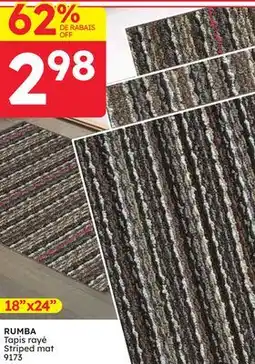 Rossy RUMBA Striped mat offer