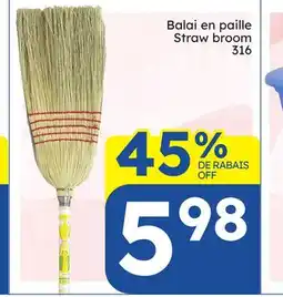 Rossy Straw broom offer