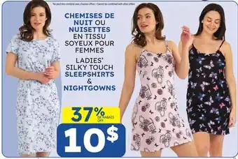 Rossy LADIES' SILKY TOUCH SLEEPSHIRTS & NIGHTGOWNS offer