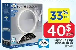 Rossy Light-up ring sunrise clock offer