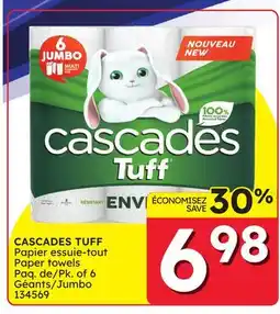 Rossy CASCADES TUFF Paper towels offer