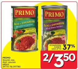 Rossy PRIMO Asst. sauces offer