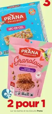 Avril barres et les biscuits Prana offer